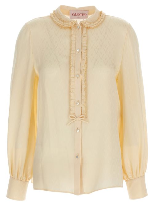 Valentino Garavani - Toute La V Shirt And Blouse Beige