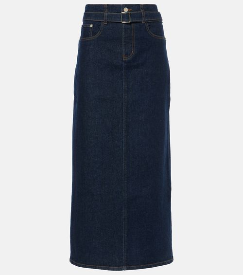 Proenza Schouler Calder denim midi skirt