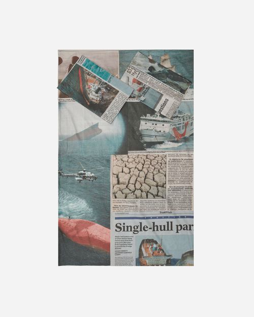 Newspaper Cut Bedsheets Multicolor