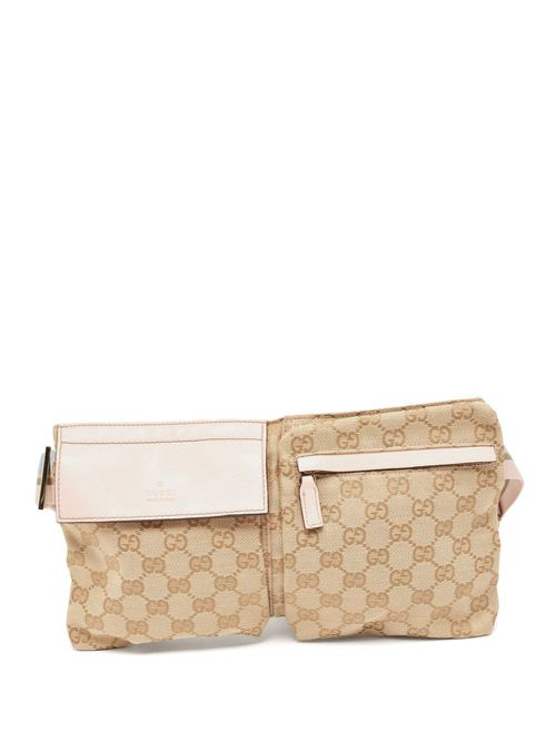 GG Canvas belt bag - Neutrals