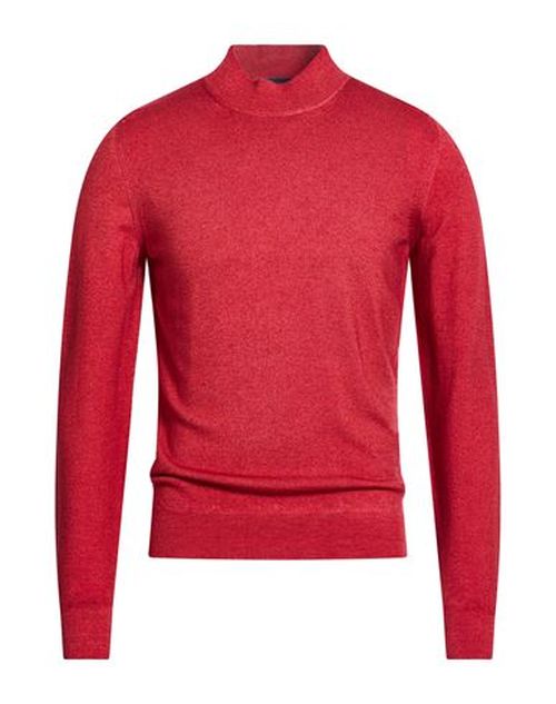 Man Turtleneck Brick Size 38 Merino Wool