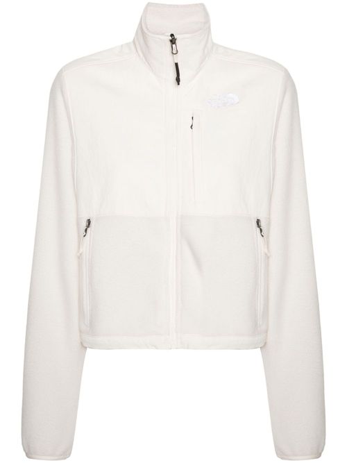 Fleece zipped jacket - White