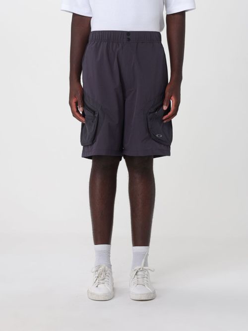 Regular Fit Cargo Shorts in Technical Fabric with Side Pockets