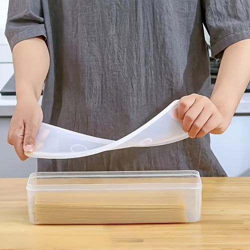 TEMU 4pcs Clear Plastic Food Storage Containers With Lids - Reusable, Bpa-free Pp Organizers For Refrigerator - Ideal For Green Onions, Coriander