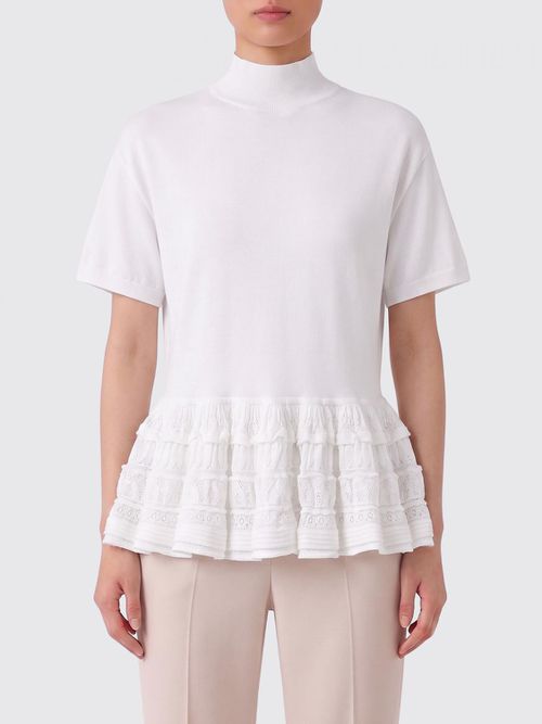 Top ALAÏA Woman color White