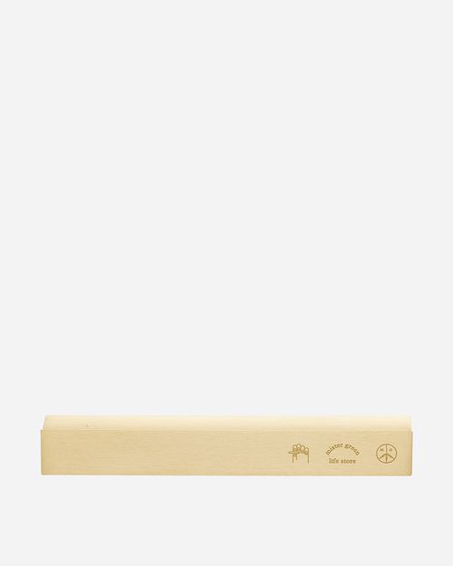 Trifecta Logo Bar Burner Brass
