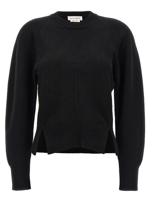 Chevron Corset Sweater