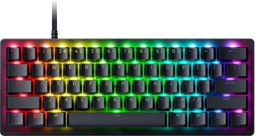 Huntsman V3 Pro Mini 60% Wired Analog Optical Esports Keyboard with Rapid Trigger and Adjustable Actuation - Black