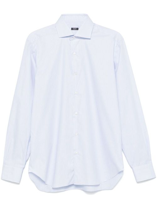 Polka-dot shirt - White