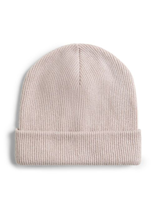 Cashmere ribbed-knit beanie - Pink