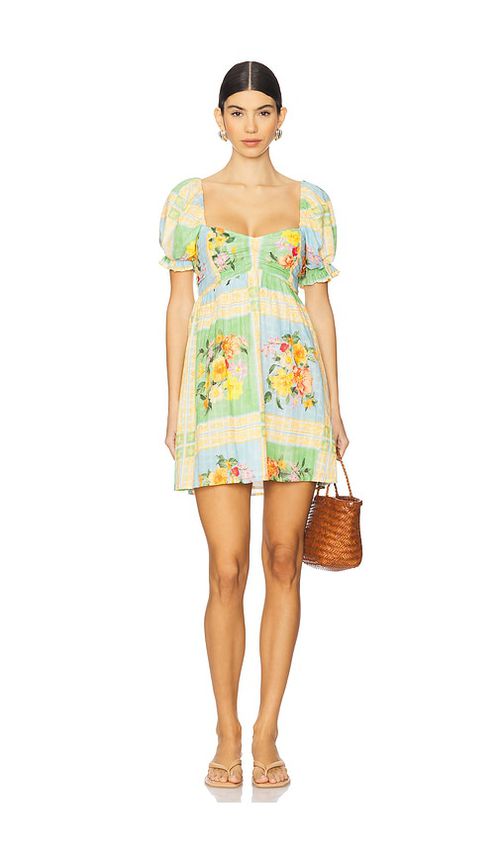 Show Me Your Mumu MINIKLEID ANNABELLE in Green. Größe XS. Also in L, M, S