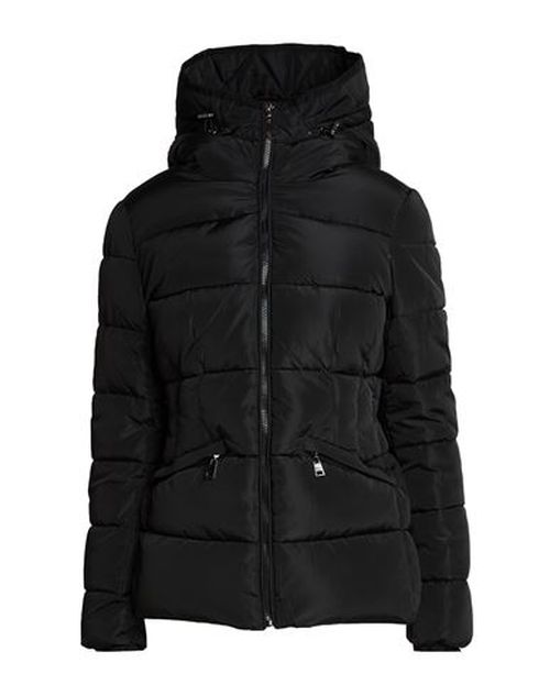 Woman Puffer Black Size L Polyester