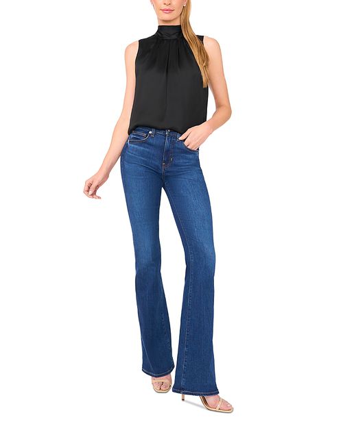 Sleeveless Bow Blouse