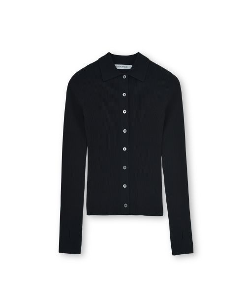 W Collar cardigan
