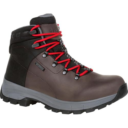 Georgia Boot Eagle Trail Alloy Toe Waterproof Hiker, Brown