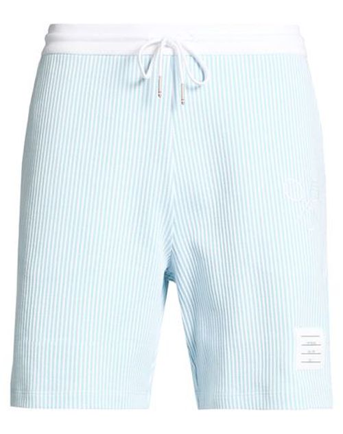 Man Shorts & Bermuda Shorts Sky blue Size 1 Cotton, Elastane