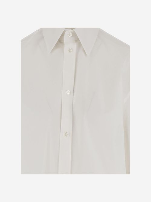 Cotton Poplin Shirt — White