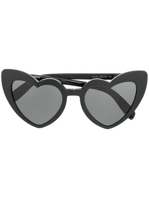 Heart frame sunglasses - Black