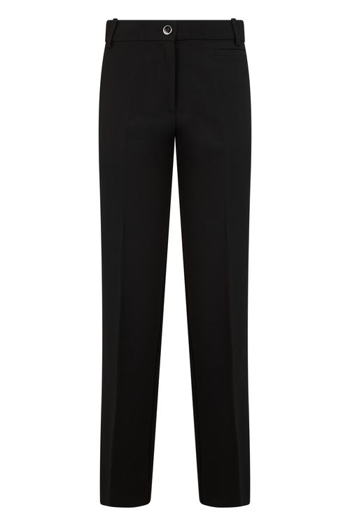 Slim-Fit Regular-Waist Straight-Leg Pants