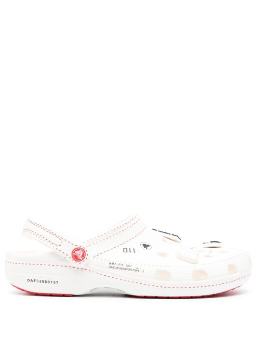 X perforated-design slides - White
