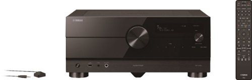 AVENTAGE RX-A4A 110W 7.2-Channel AV Receiver with 8K HDMI and MusicCast - Black