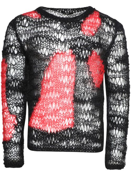 Antwerp hand-knit jumper - Black