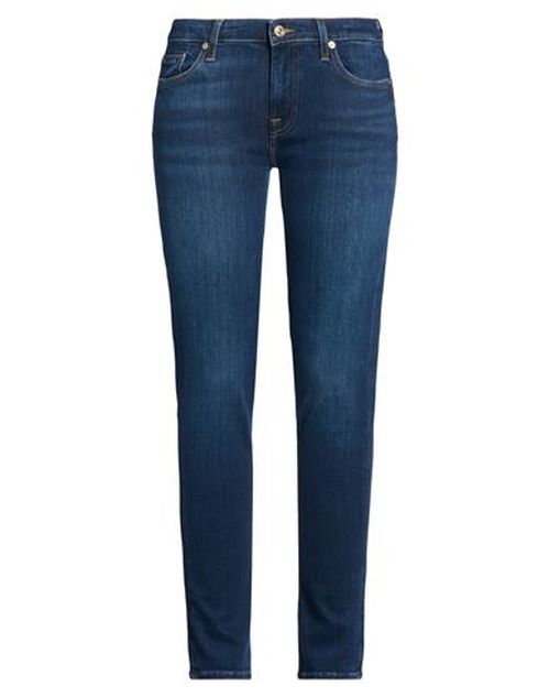 Woman Jeans Blue Size 23 Cotton, Polyester, Elastane