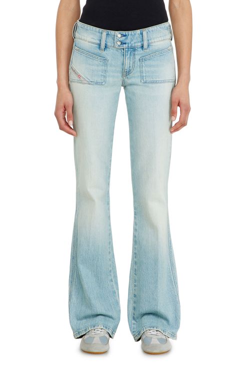 Bootcut Jeans Low Waist D-Hush - Jeans - Woman - Blue