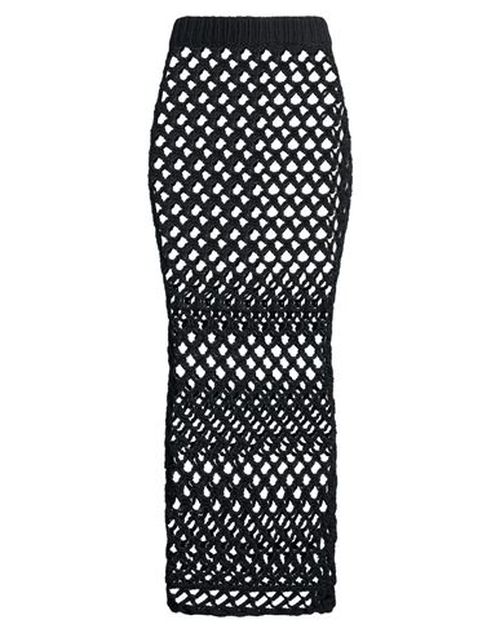 Woman Maxi skirt Black Size M Tanguis cotton