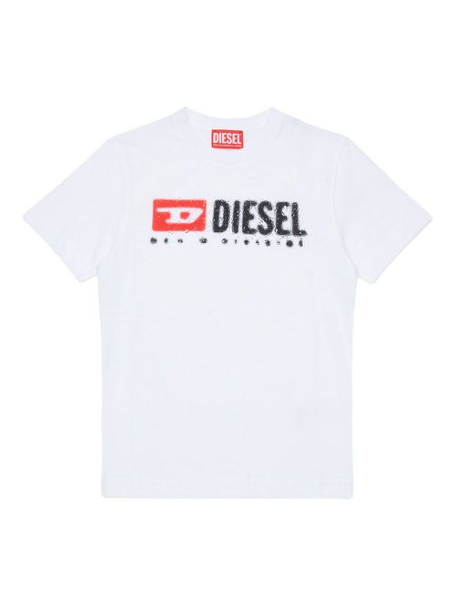 Diesel Kids Adjust-K14 T-shirt - White