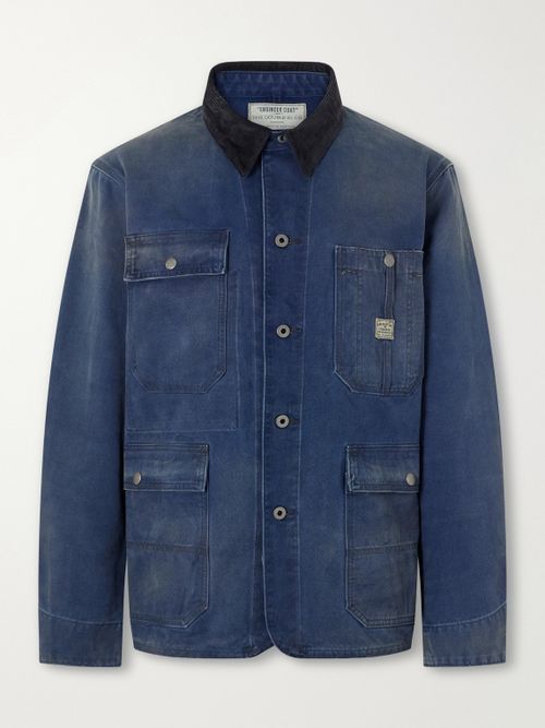 Cotton-Canvas Blouson Jacket