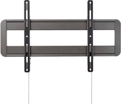 "Ultra-Slim TV Wall Mount for most 42""-100"" Flat Panel TVs - Fixed Position - Black"