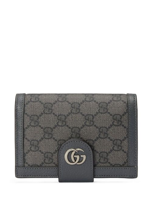 GG monogram passport holder - Grey