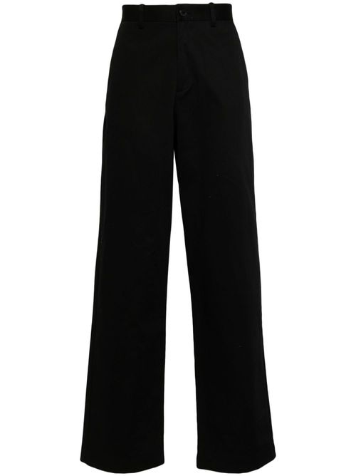 Logo-tag trousers - Black