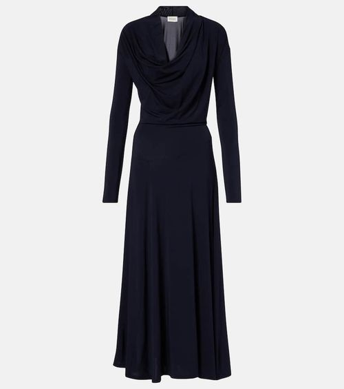 Eadan draped jersey midi dress