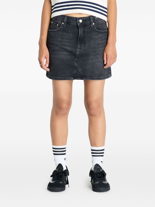 Denim skirt - Black