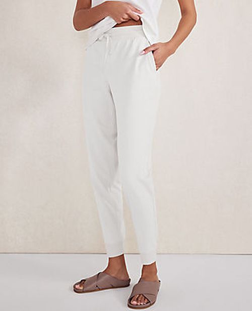 Ann Taylor Haven Well Within Organic Cotton Interlock Joggers