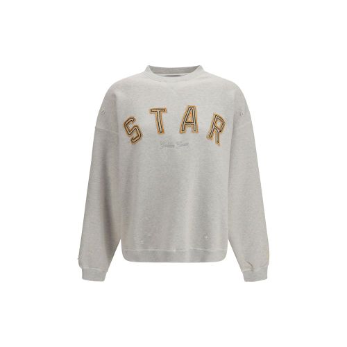 Logo-Embroidered Cotton Sweatshirt — Gray