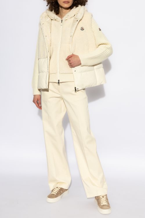Cotton Trousers, Women's, Cream