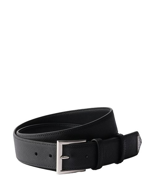 Saffiano Leather Belt