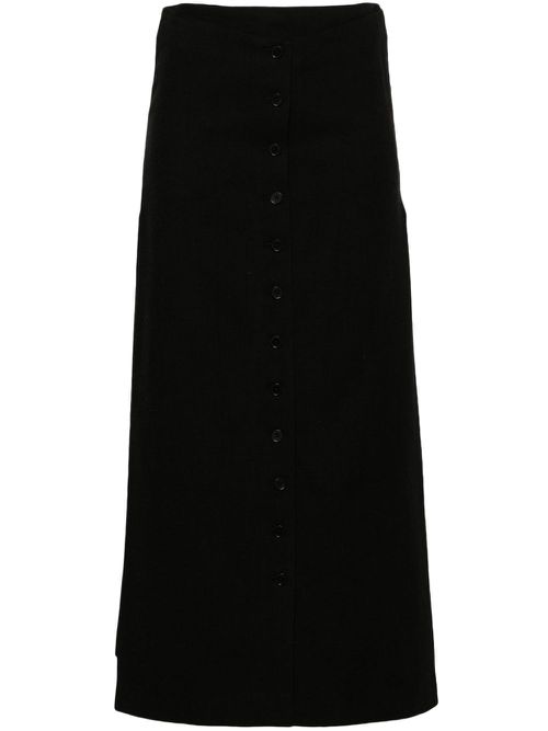 Atriblack buttoned skirt