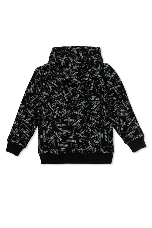 Sweatshirt With Logo, Unisex, Black