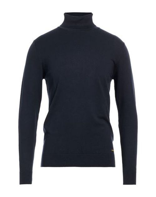 Man Turtleneck Navy Size S Viscose, Nylon