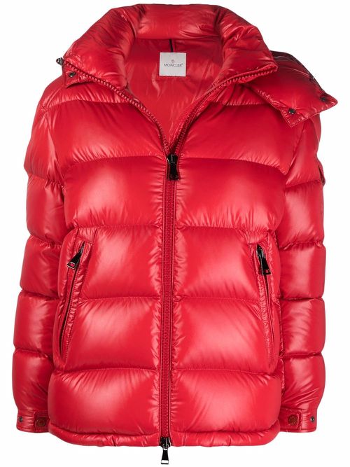 Maire hooded puffer jacket - Red