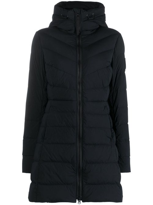 Clair hooded puffer coat - Black