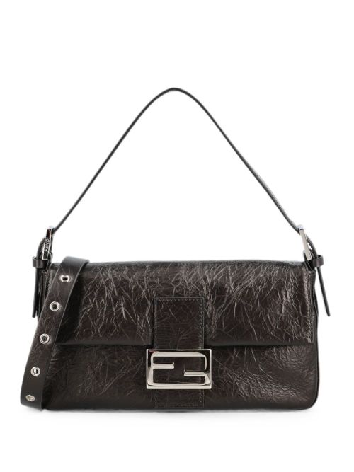 Baguette Leather Shoulder Bag