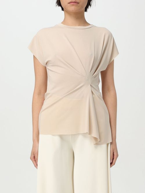 Top KAOS Woman color Beige