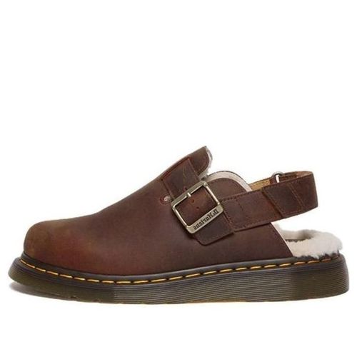 Jorge II Faux Fur Lined Slingback Mules 'Warm Tan'