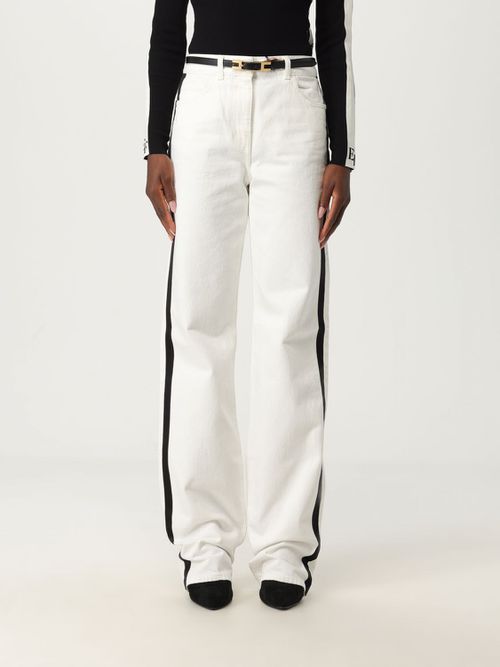 Jeans Woman color White