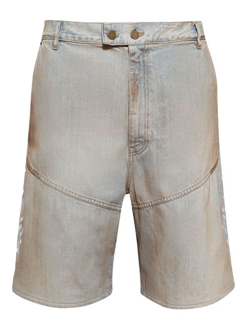 Warren Lotas cotton denim shorts - Blue
